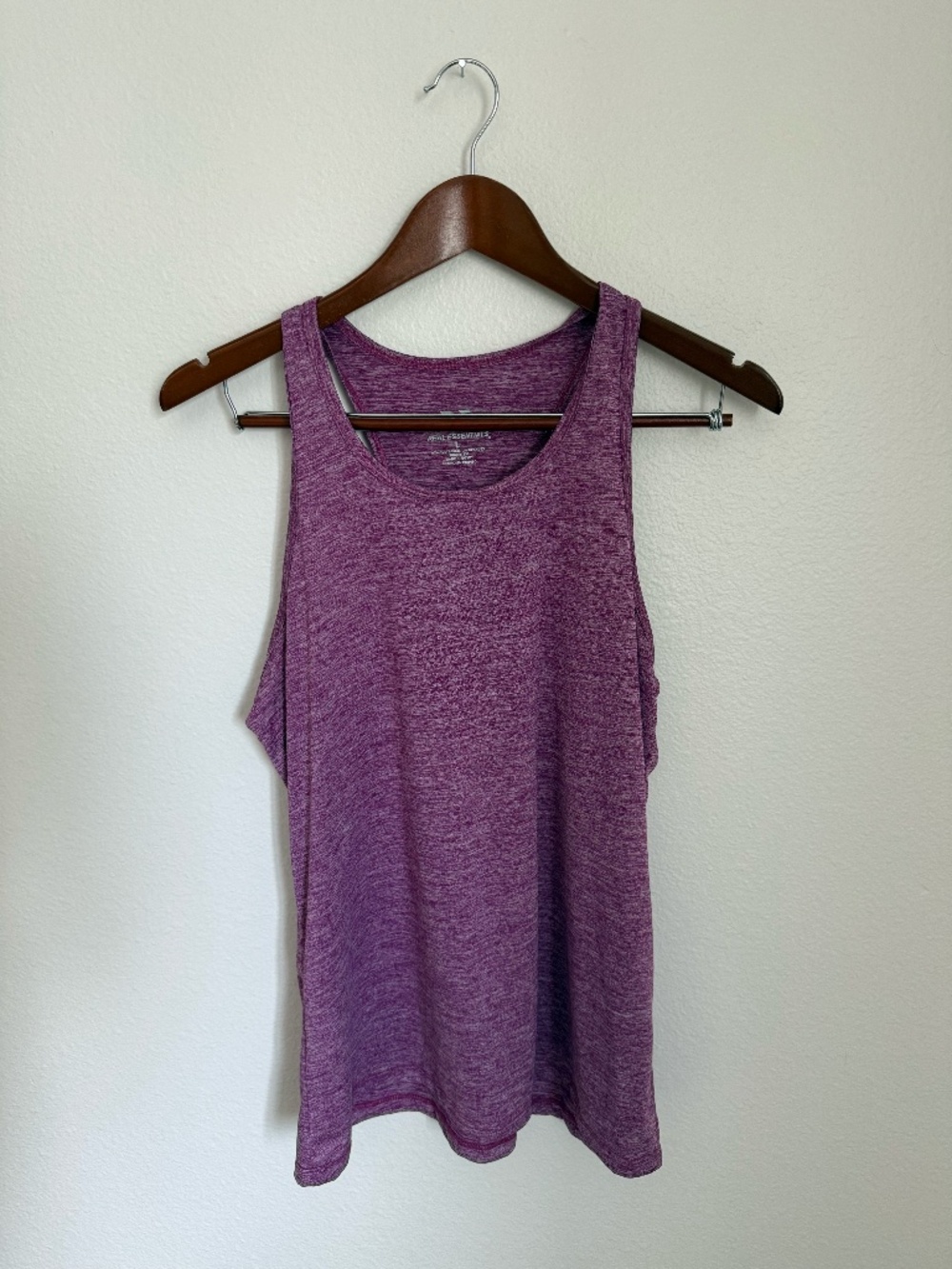 2-Pack Moisture-Wicking Workout Tanks (Purple & Blue)
